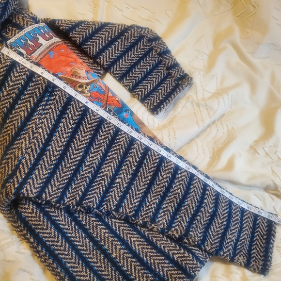 Grateful Dead Vintage Baja Joe Hoodie + Liquid Blue Tie-dye 1994 Banjo Patch - Picture 7 of 9